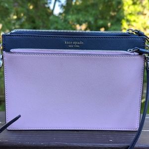 Kate Spade Crossbody Bag Lavender and Navy